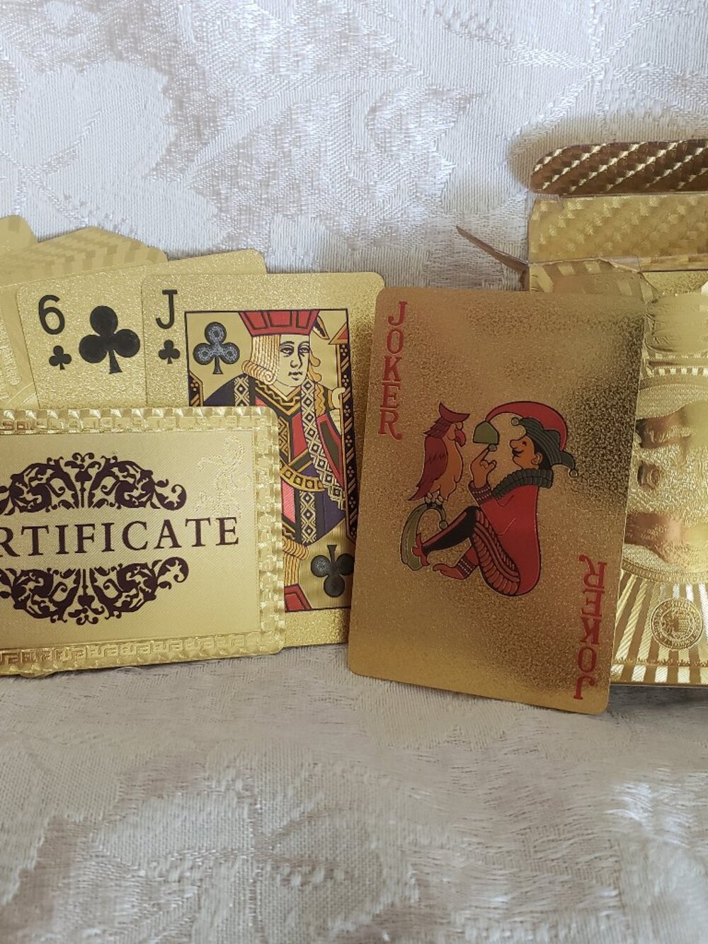 24 Karat Gold Foil Playing Cards